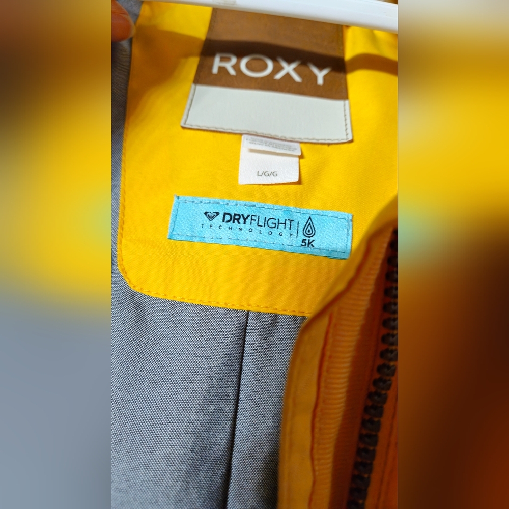 Yellow Roxy Winter Jacket - Picture 5 of 8